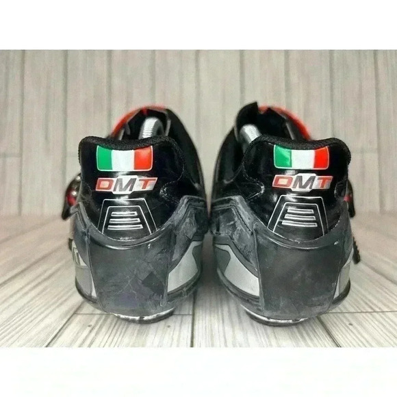 DMT Impact Black Cycling Shoes Boots Road Bike Spin Class 3-Bolt Men's EU 46 - Picture 4 of 14